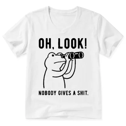 Tokyo-Tiger Frog of Indifference V-Neck Classic T-Shirt