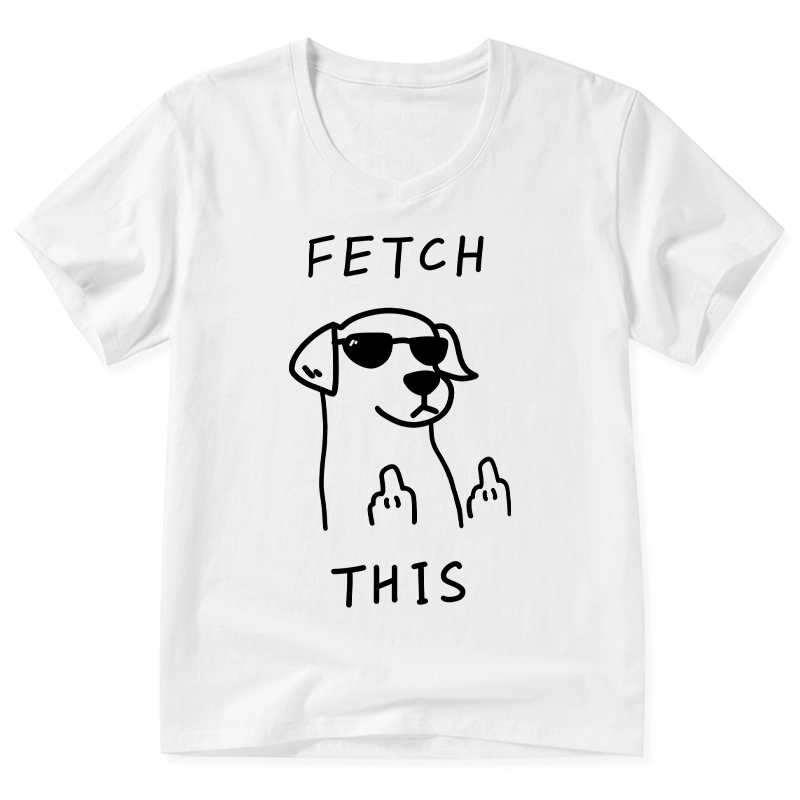 Tokyo-Tiger Rebellious Dog V-Neck Classic T-Shirt