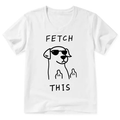 Tokyo-Tiger Rebellious Dog V-Neck Classic T-Shirt