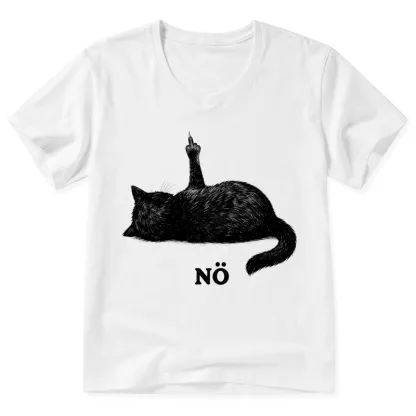 Tokyo-Tiger Cat Refused V-Neck Classic T-Shirt