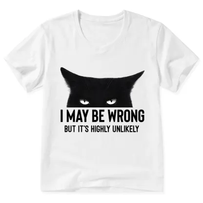 Tokyo-Tiger Cat Can Do No Wrong V-Neck Classic T-Shirt