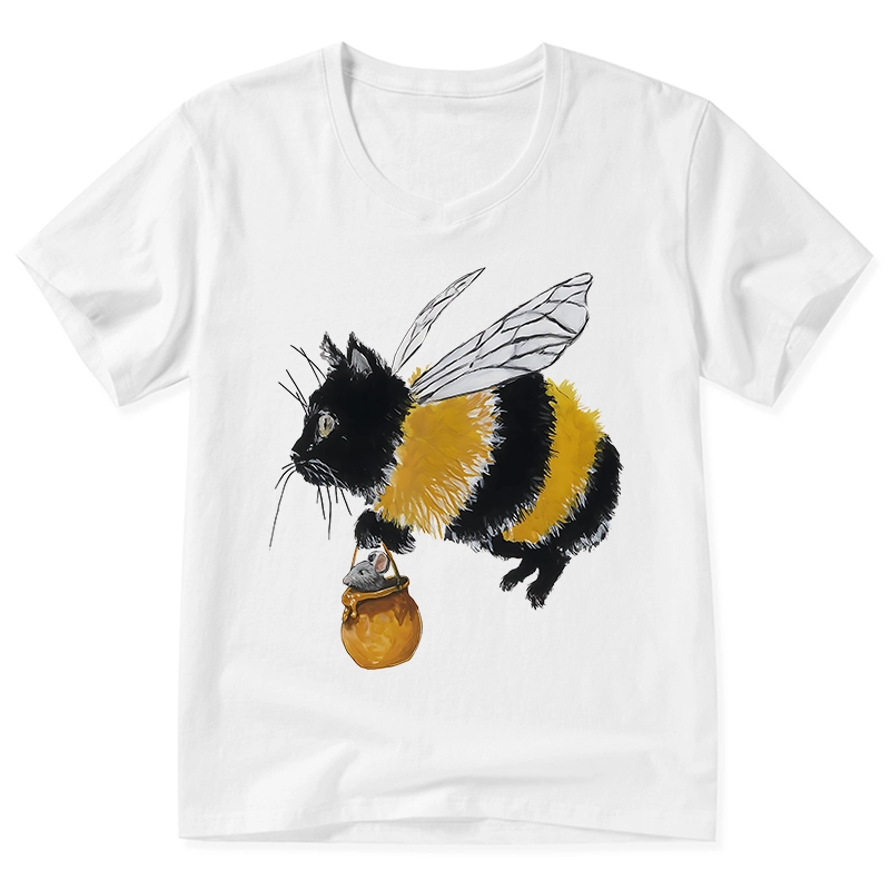 Tokyo-Tiger Catbee Funny V-Neck Classic T-Shirt