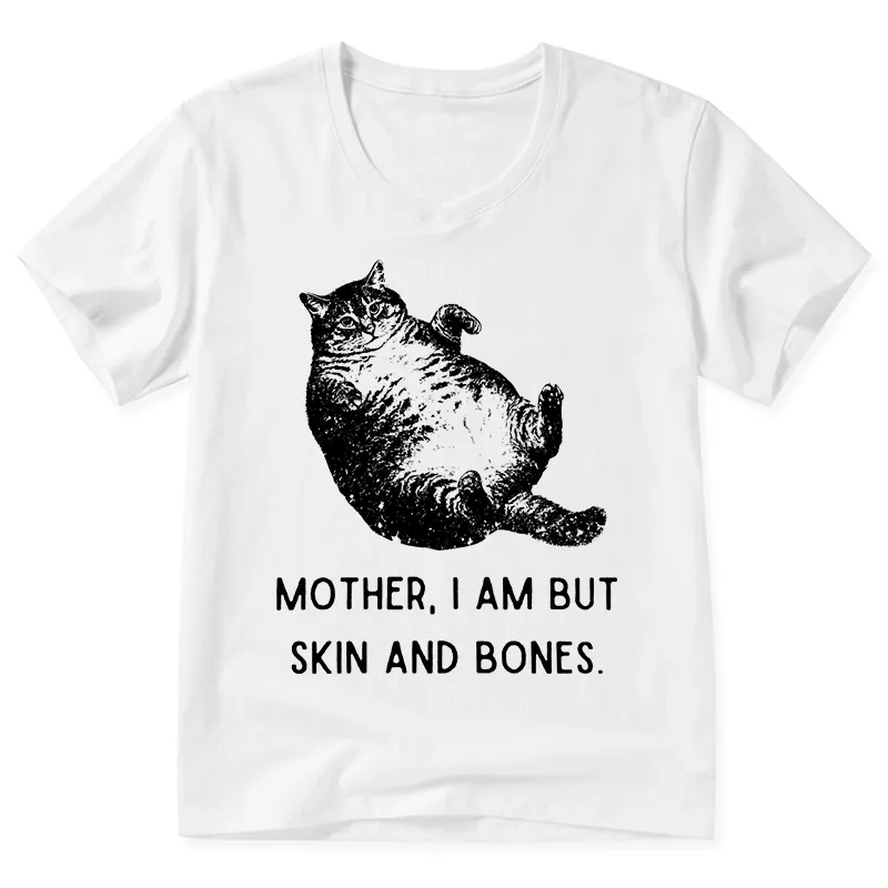 Tokyo-Tiger Overweight Cat And Its Doting Owner V-Neck Classic T-Shirt