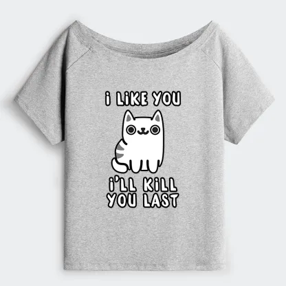 Tokyo-Tiger Cats And Humans Have A Love-hate Relationship Off Shoulder T-Shirt