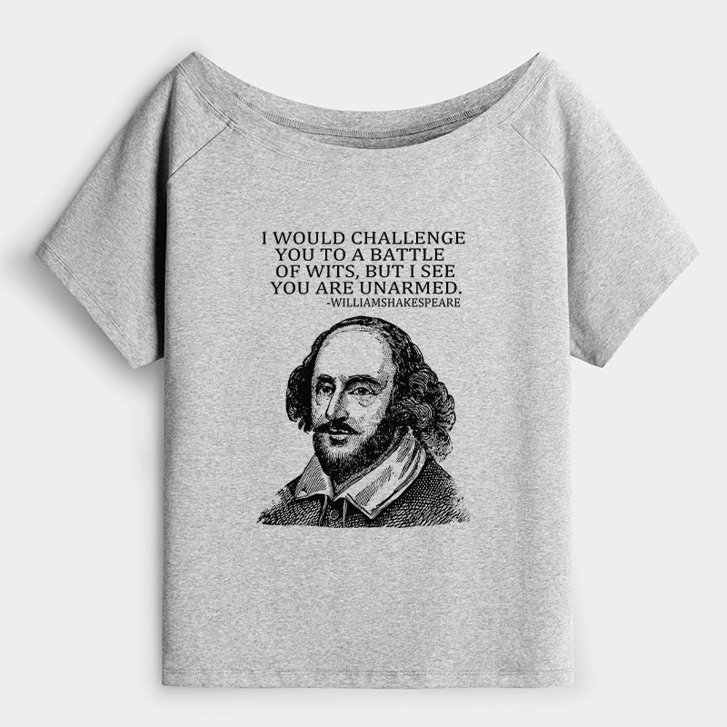 Tokyo-Tiger Your Intelligence Is Inferior To Mine Off Shoulder T-Shirt