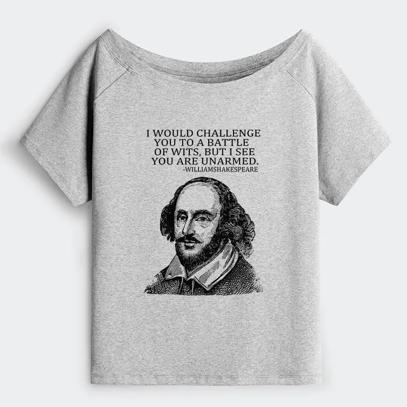 Tokyo-Tiger Your Intelligence Is Inferior To Mine Off Shoulder T-Shirt