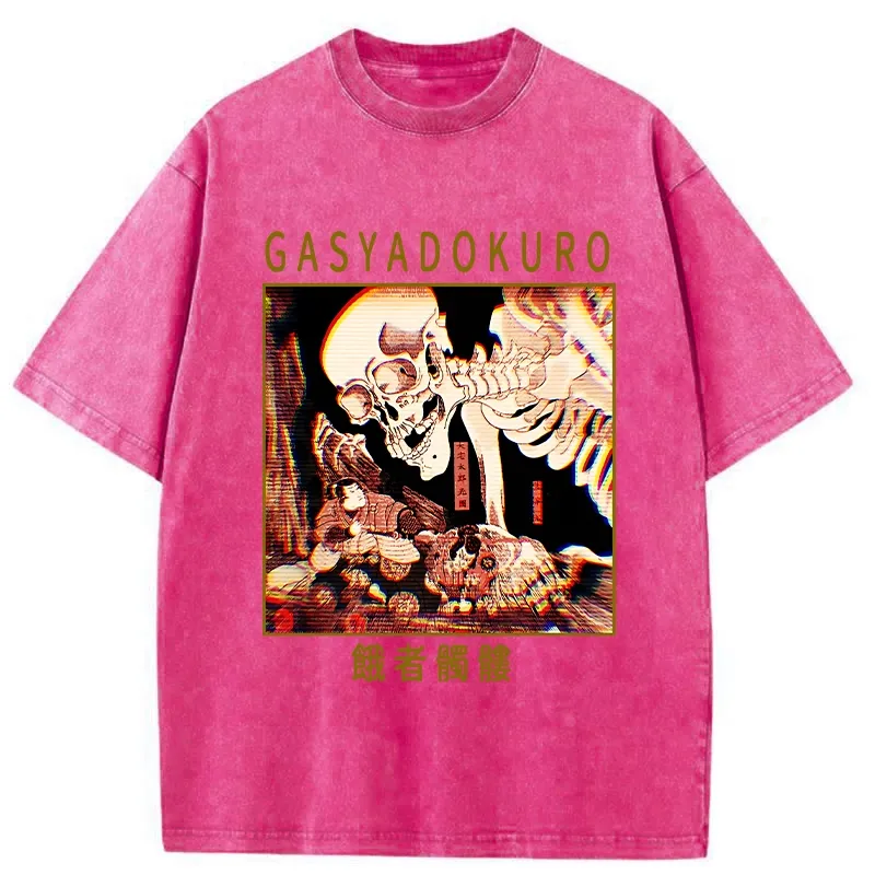 Tokyo-Tiger Hungry Skeleton Washed T-Shirt