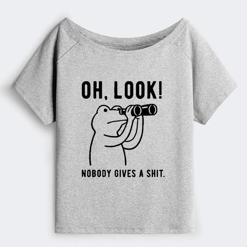 Tokyo-Tiger Frog of Indifference Off Shoulder T-Shirt