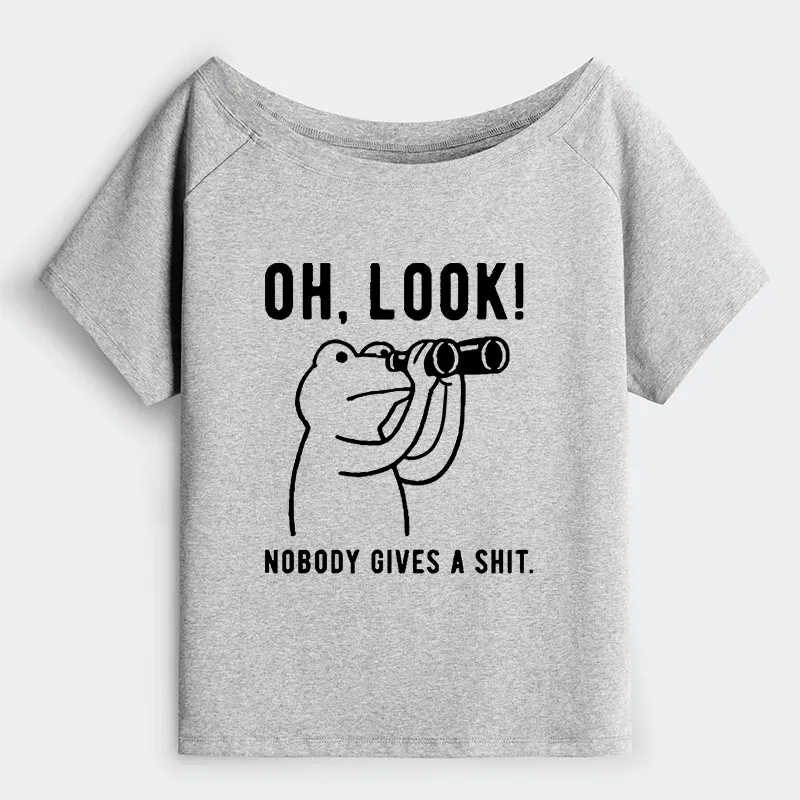 Tokyo-Tiger Frog of Indifference Off Shoulder T-Shirt