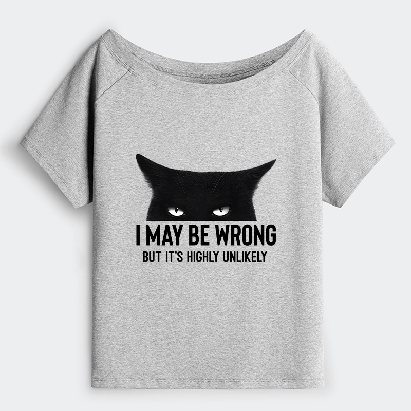 Tokyo-Tiger Cat Can Do No Wrong Off Shoulder T-Shirt