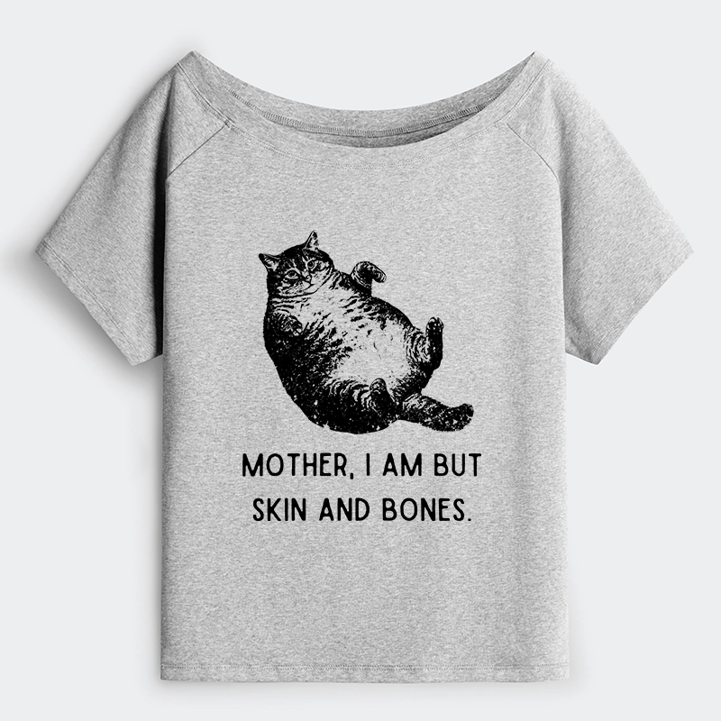 Tokyo-Tiger Overweight Cat And Its Doting Owner Off Shoulder T-Shirt