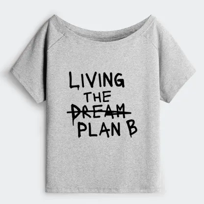 Tokyo-Tiger Implement Plan B Off Shoulder T-Shirt