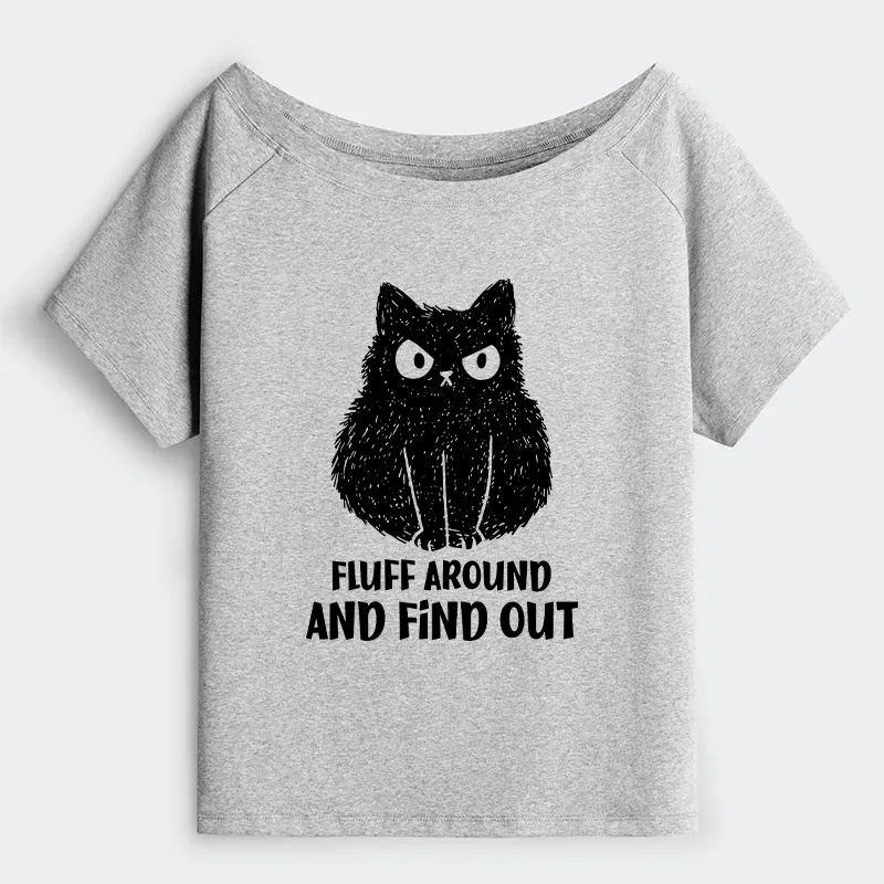 Tokyo-Tiger Consequences Of Fooling Around Off Shoulder T-Shirt