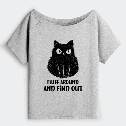 Tokyo-Tiger Consequences Of Fooling Around Off Shoulder T-Shirt