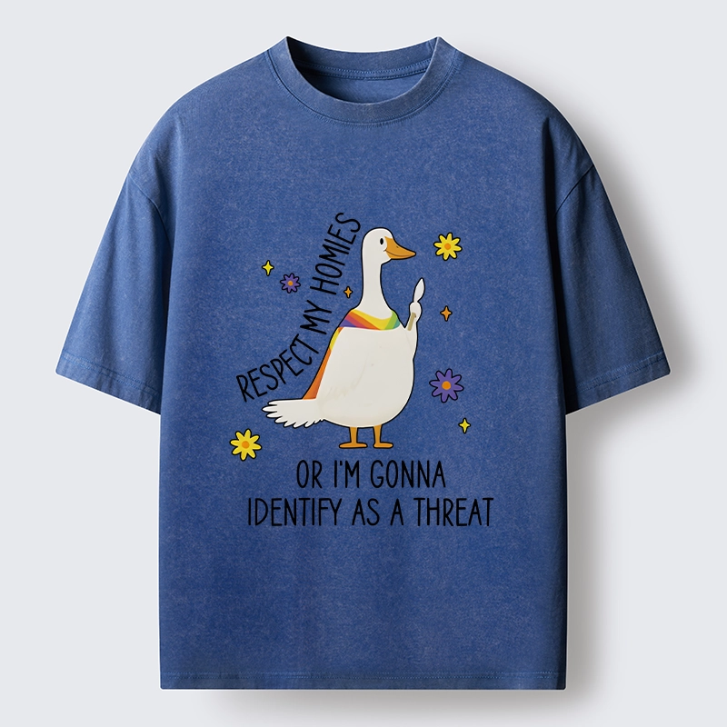 Tokyo-Tiger Goose Pride Art Washed T-Shirt