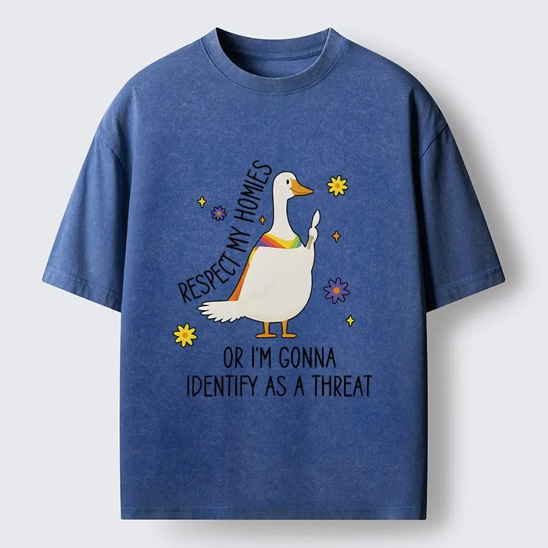 Tokyo-Tiger Goose Pride Art Washed T-Shirt