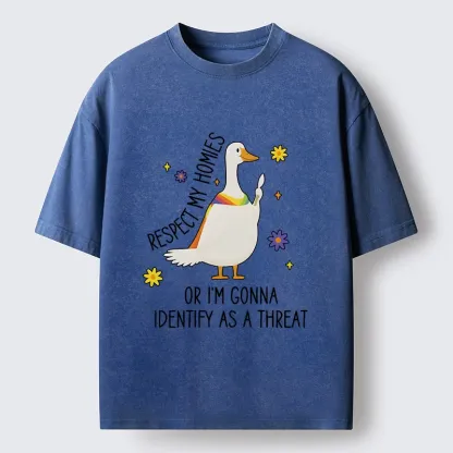 Tokyo-Tiger Goose Pride Art Washed T-Shirt