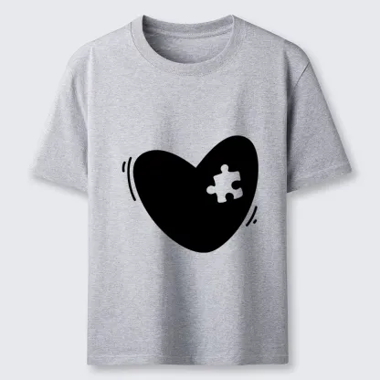 Tokyo-Tiger Cute Heart Puzzle Classic T-Shirt