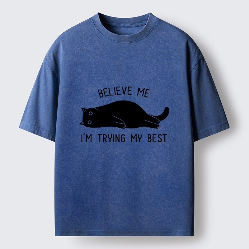 Tokyo-Tiger When Life Is Hard Nap First Washed T-Shirt