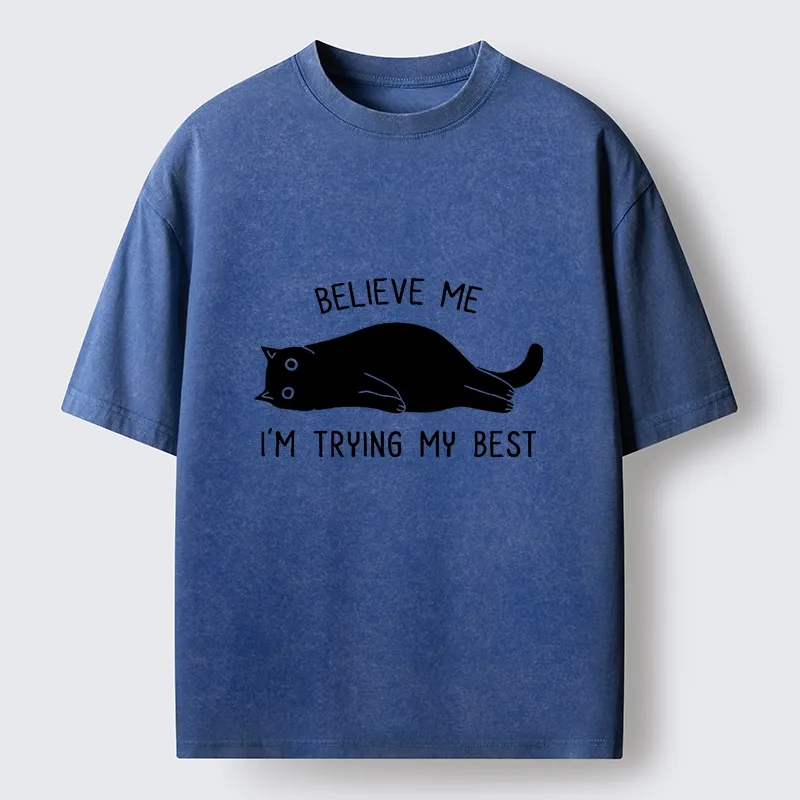 Tokyo-Tiger When Life Is Hard Nap First Washed T-Shirt