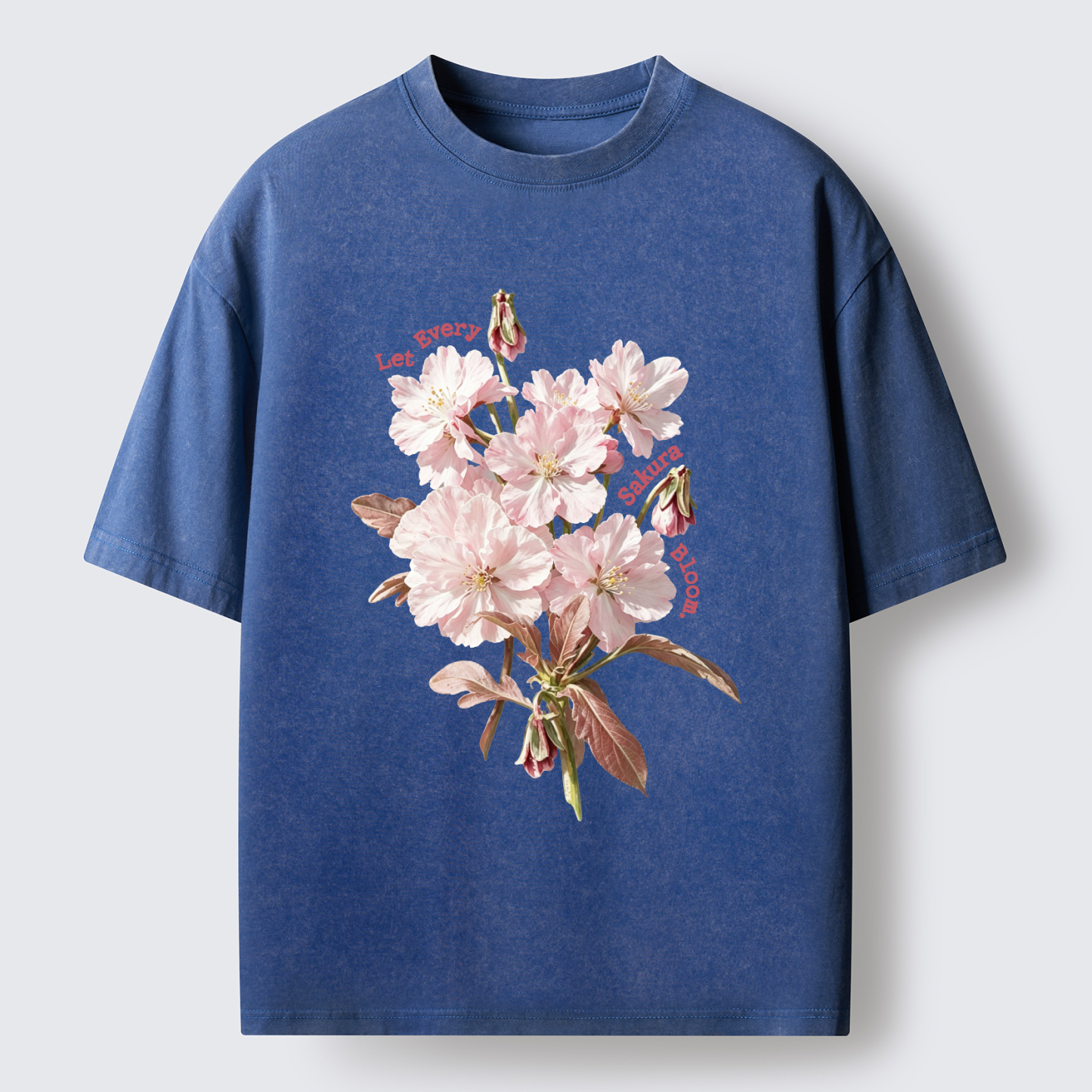 Tokyo-Tiger Let Every Sakura Bloom Washed T-Shirt