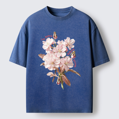 Tokyo-Tiger Let Every Sakura Bloom Washed T-Shirt