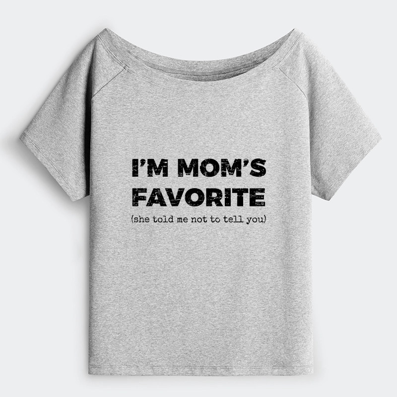 Tokyo-Tiger Mother's Day Jokes Off Shoulder T-Shirt