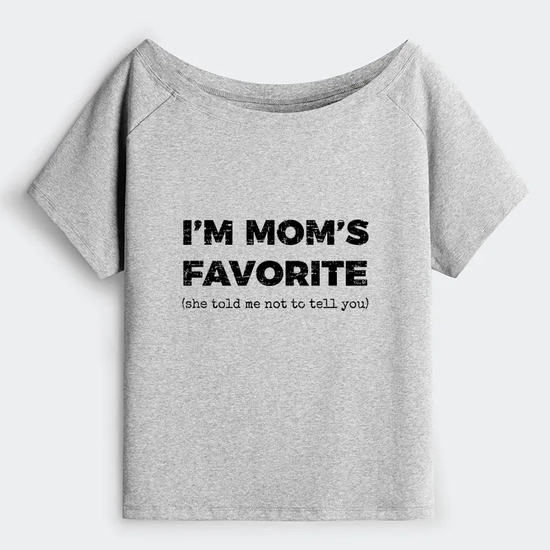 Tokyo-Tiger Mother's Day Jokes Off Shoulder T-Shirt