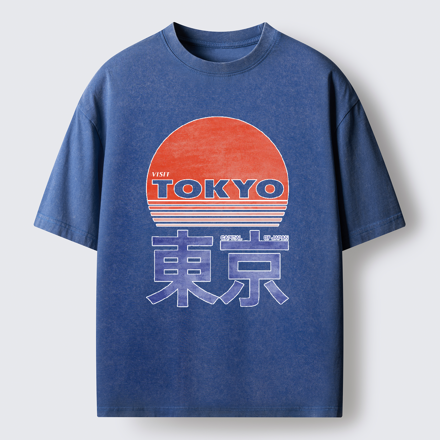 Tokyo-Tiger City Of The Rising Sun Washed T-Shirt