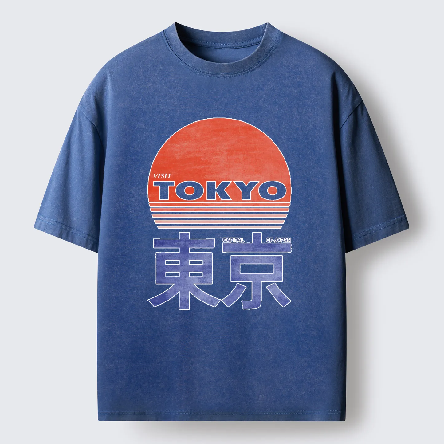 Tokyo-Tiger City Of The Rising Sun Washed T-Shirt