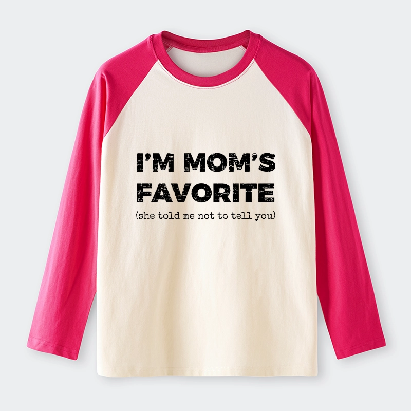 Tokyo-Tiger Mother's Day Jokes Raglan Long Sleeve T-shirt