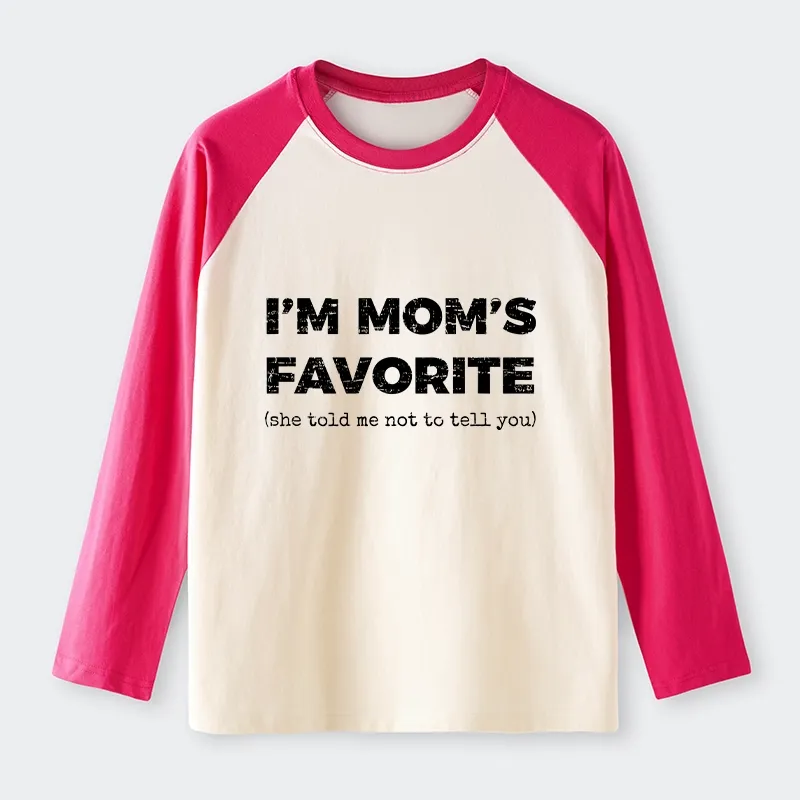 Tokyo-Tiger Mother's Day Jokes Raglan Long Sleeve T-shirt