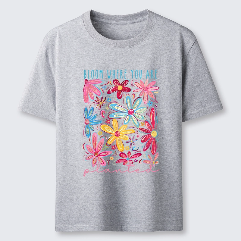 Tokyo-Tiger Positive Flower Vibe Classic T-Shirt