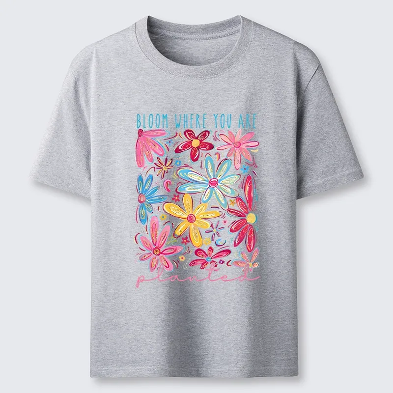 Tokyo-Tiger Positive Flower Vibe Classic T-Shirt