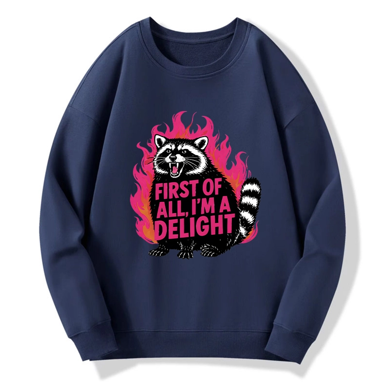Tokyo-Tiger Angry Raccoon Funny Classic Sweatshirt