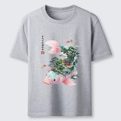 Tokyo-Tiger Journey Of The Flowing Koi Classic T-Shirt