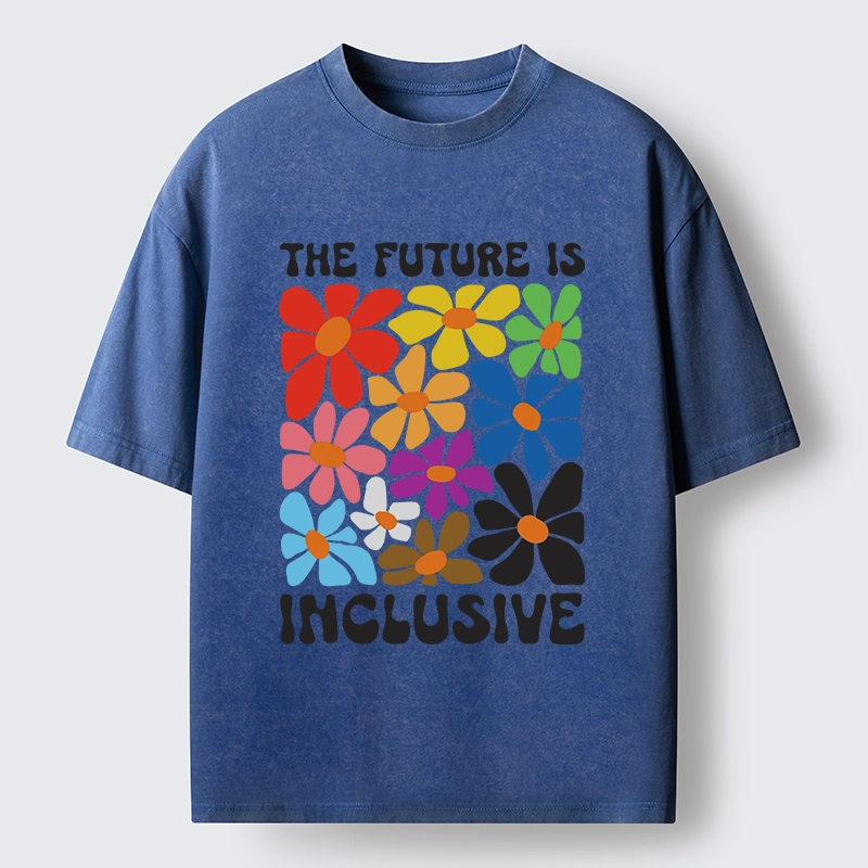 Tokyo-Tiger Inclusive World For Everyone Washed T-Shirt