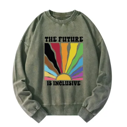 Tokyo-Tiger Pride Future Is Inclusive Washed Sweatshirt