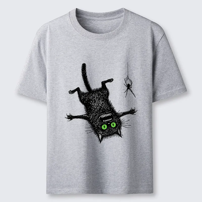 Tokyo-Tiger Scared Cat Vs Spider Prank Classic T-Shirt Sale
