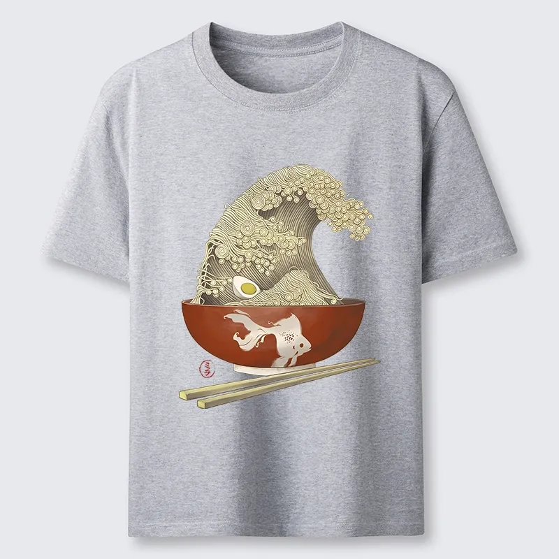 Tokyo-Tiger Kanagawa Noodle Wave Food Art Classic T-Shirt