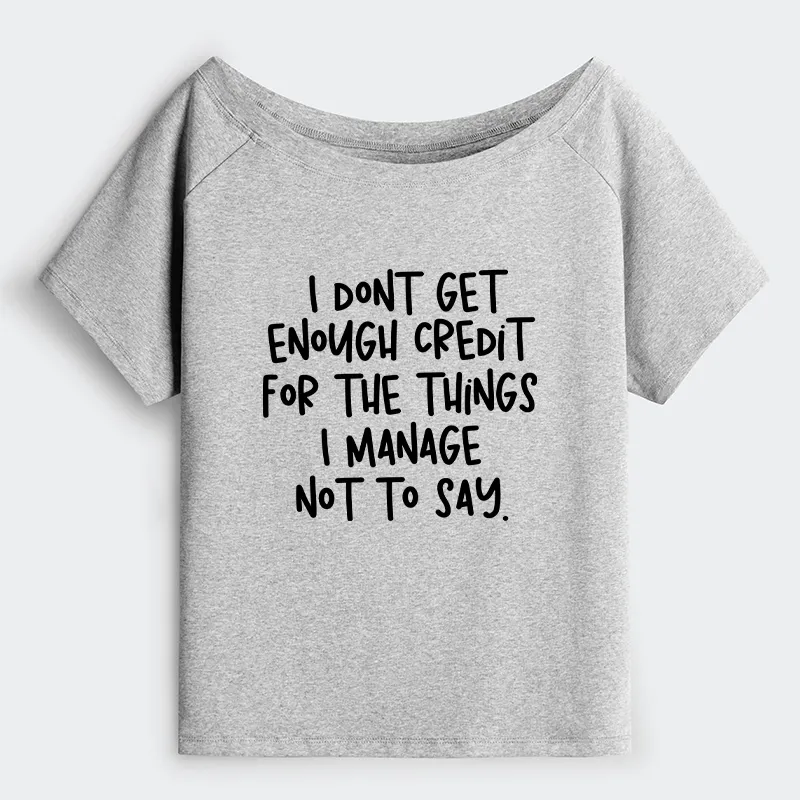 Tokyo-Tiger Saying No Is A Superpower Off Shoulder T-Shirt