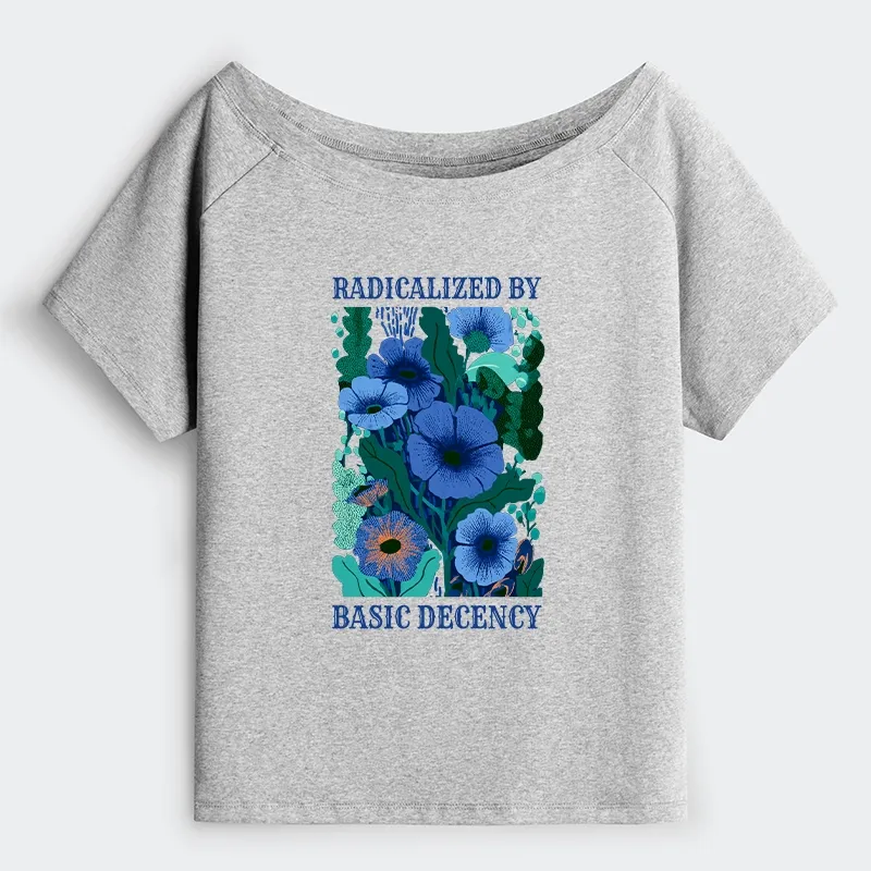 Tokyo-Tiger Pure Radicalism Off Shoulder T-Shirt