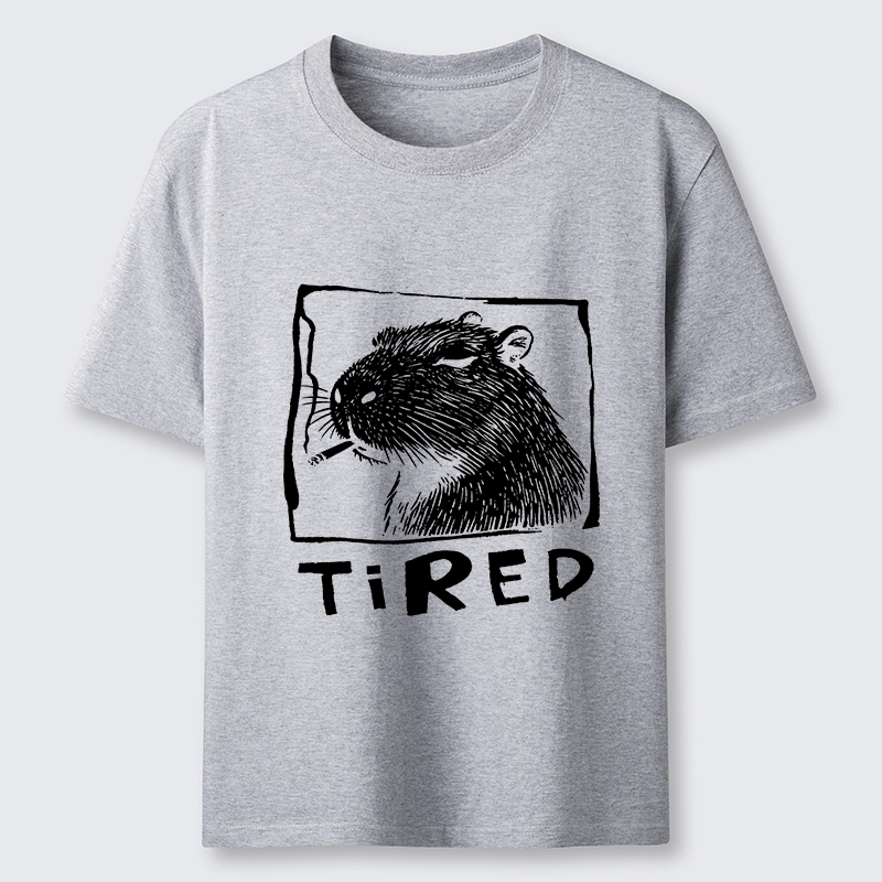 Tokyo-Tiger Tired Life Funny Capybara Art Classic T-Shirt
