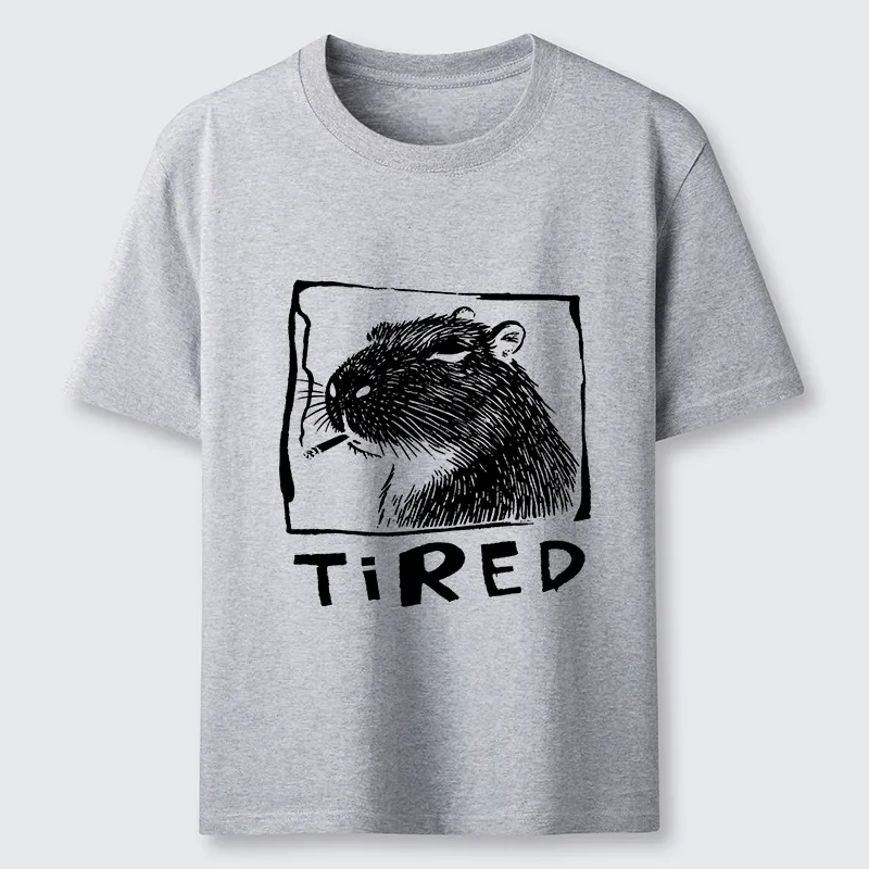 Tokyo-Tiger Tired Life Funny Capybara Art Classic T-Shirt
