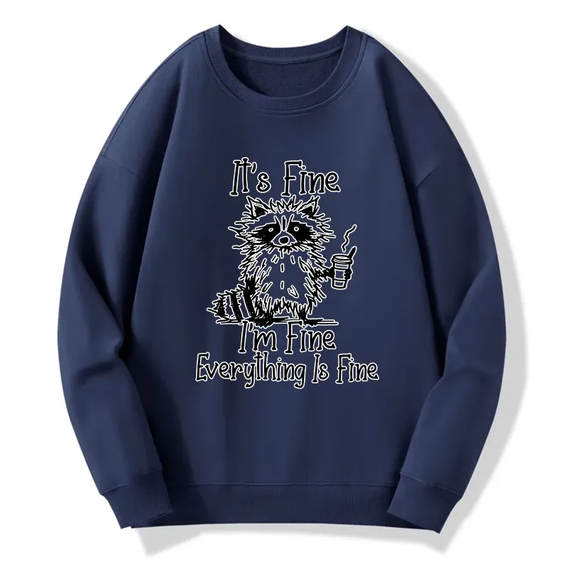 Tokyo-Tiger Raccoon Fine Meme Classic Sweatshirt