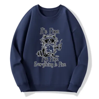 Tokyo-Tiger Raccoon Fine Meme Classic Sweatshirt