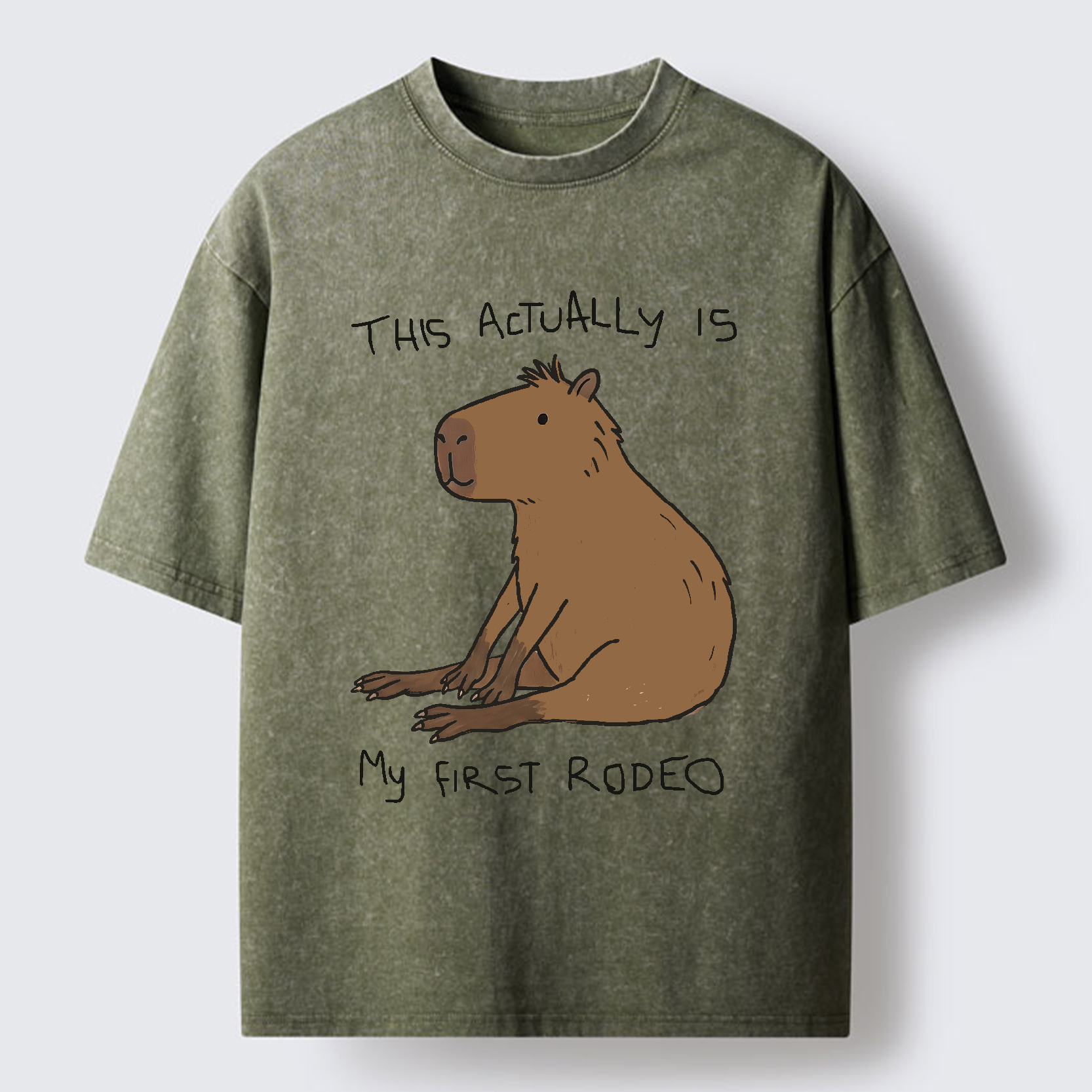 Tokyo-Tiger First Rodeo Capybara Washed T-Shirt