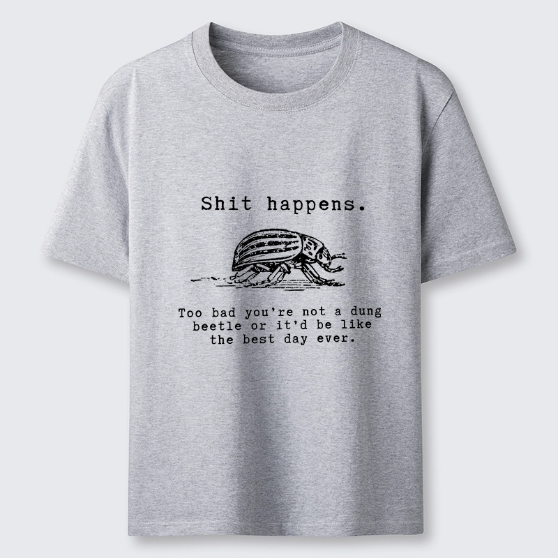 Tokyo-Tiger Funny Dung Beetle Life Philosophy Classic T-Shirt