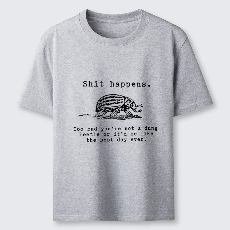 Tokyo-Tiger Funny Dung Beetle Life Philosophy Classic T-Shirt