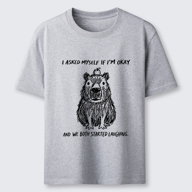 Tokyo-Tiger The Line Capybara：I Asked Myself If I'm Okay Classic T-Shirt